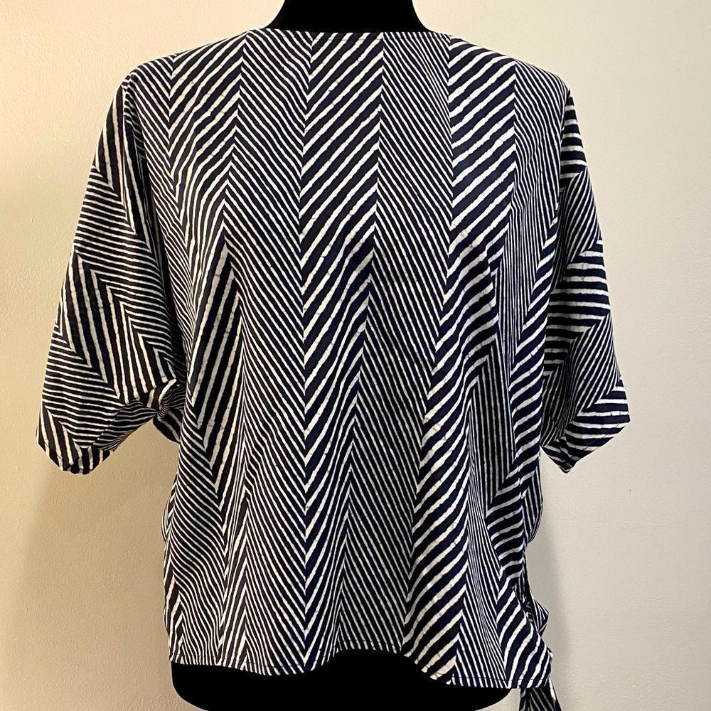 MK Striped Blouse